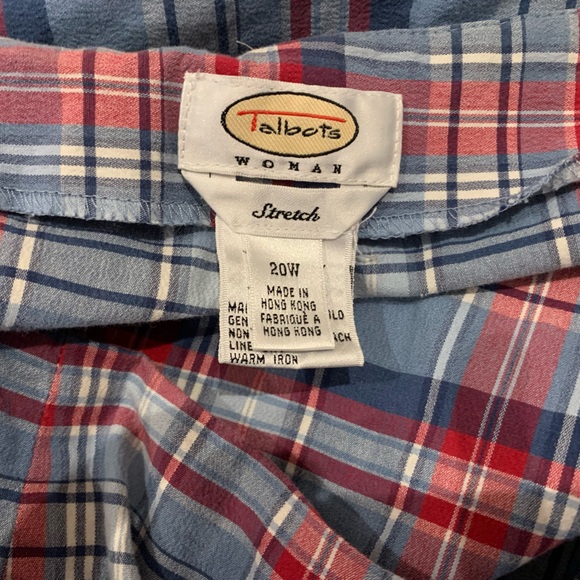 Talbots Plaid Cropped Pants - Picture 8 of 10